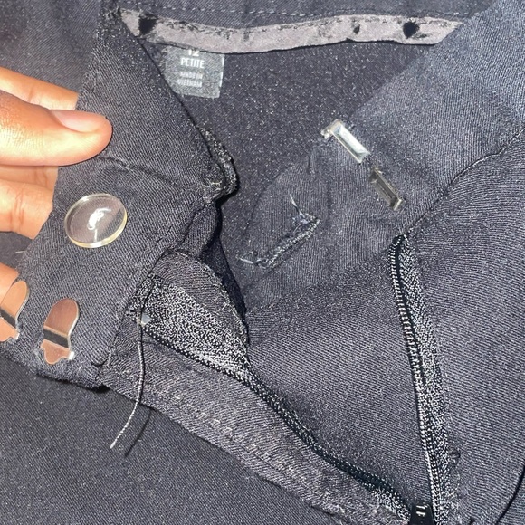 George Petite Black Dress Pants WITH USABLE POCKETS!! - Picture 10 of 10